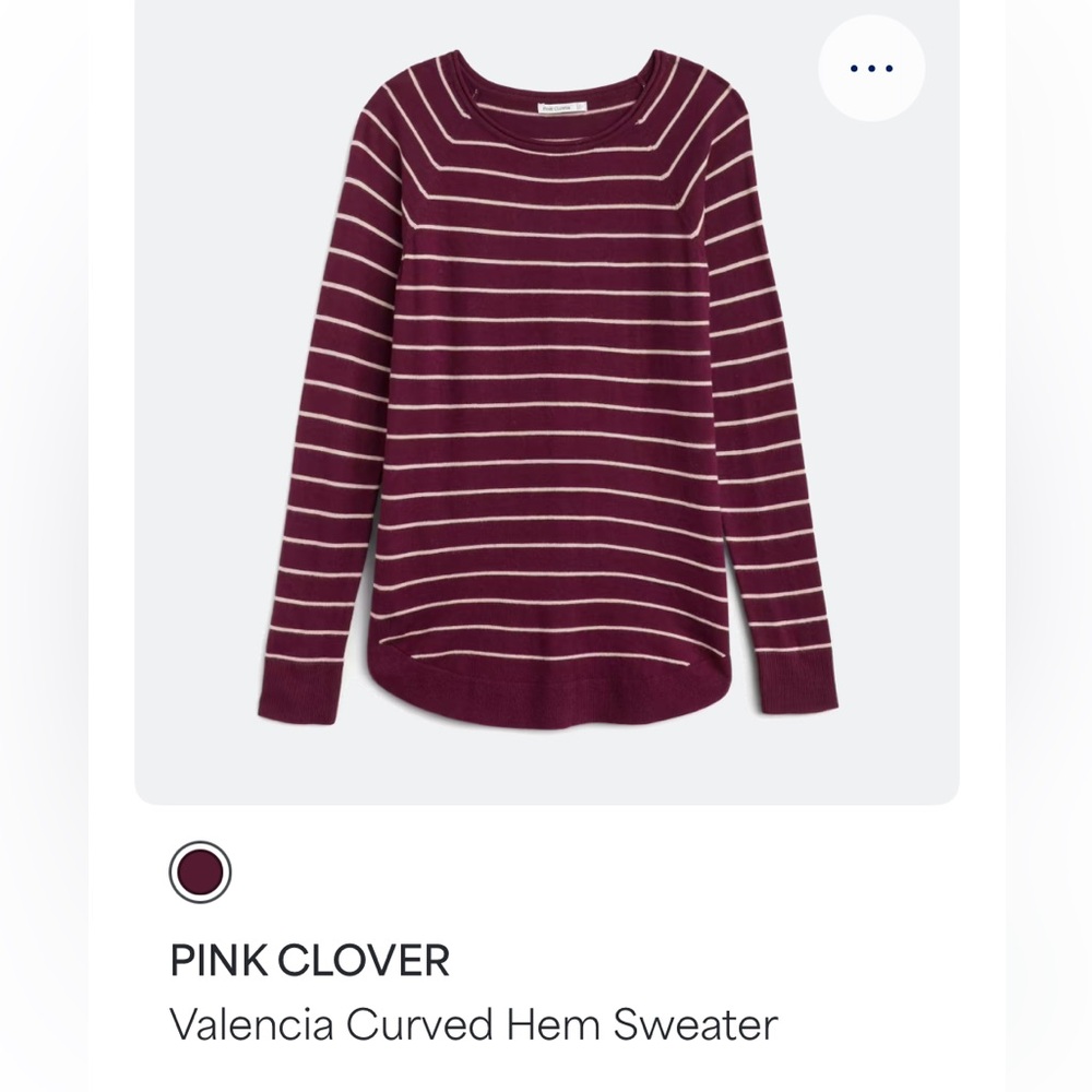 Pink Clover Stitch Fix large purple women’s top